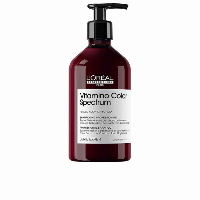 L'oreal Professionnel Vitamino Color Spectrum Champú Sin Sulfatos, Para Cabello Teñido, Fija El Color Unisex, 500 ml