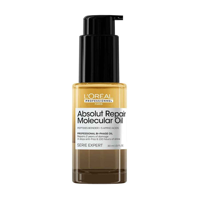 L'oreal Professionnel Absolut Repair Molecular Aceite Bifásico Profesional, 30 ml