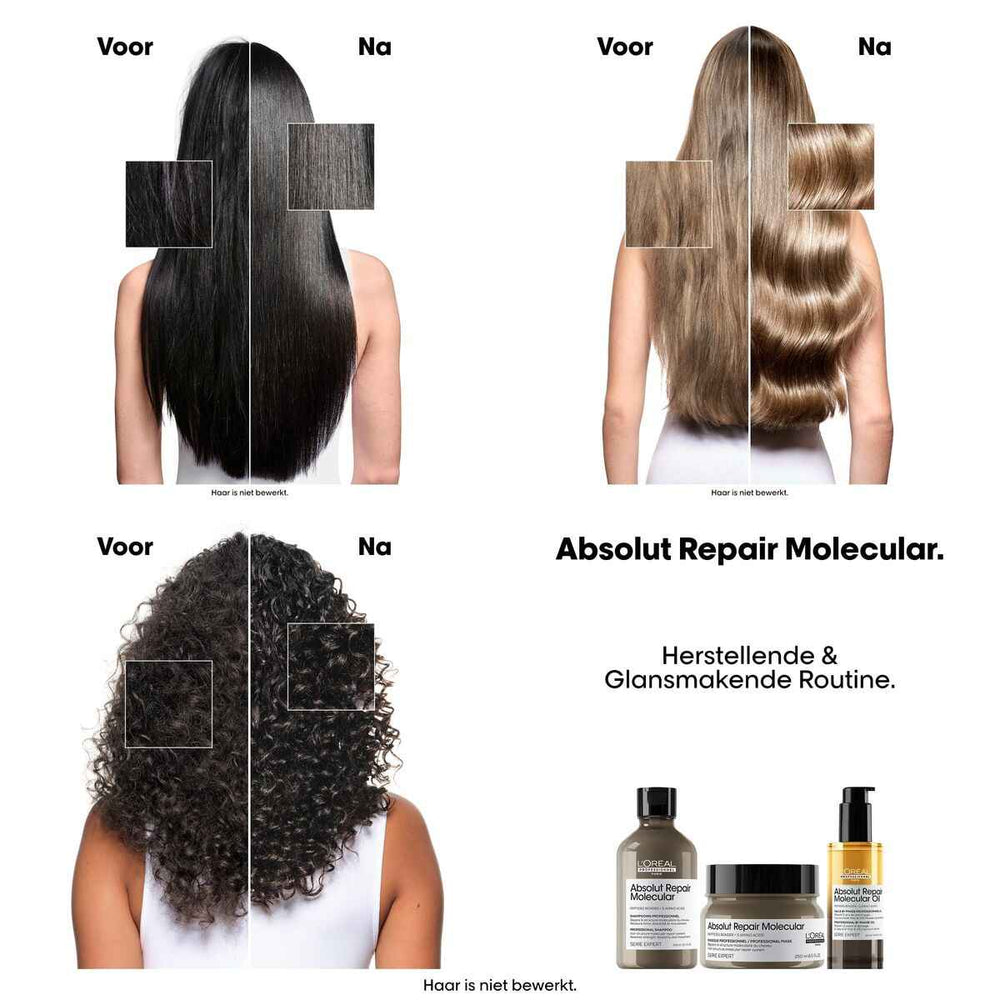 L'oreal Professionnel Absolut Repair Molecular Aceite Bifásico Profesional, 90 ml