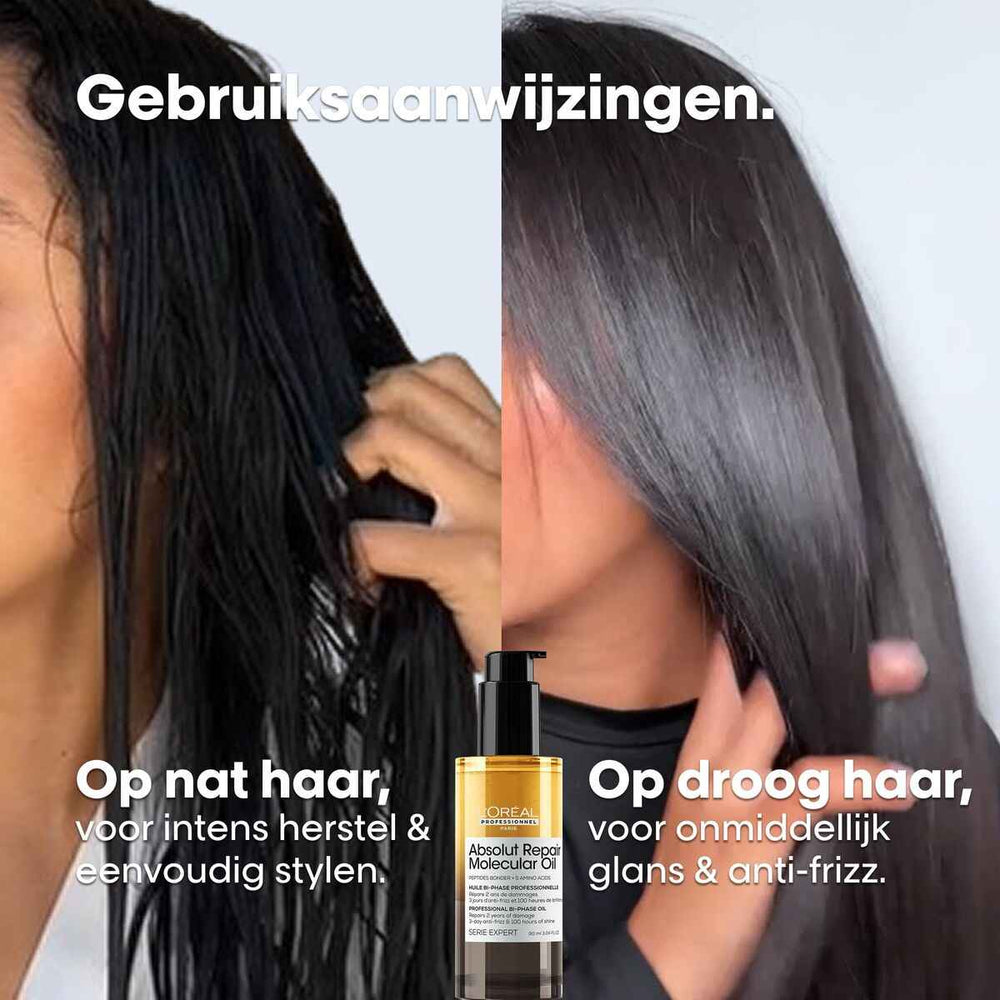L'oreal Professionnel Absolut Repair Molecular Aceite Bifásico Profesional, 90 ml
