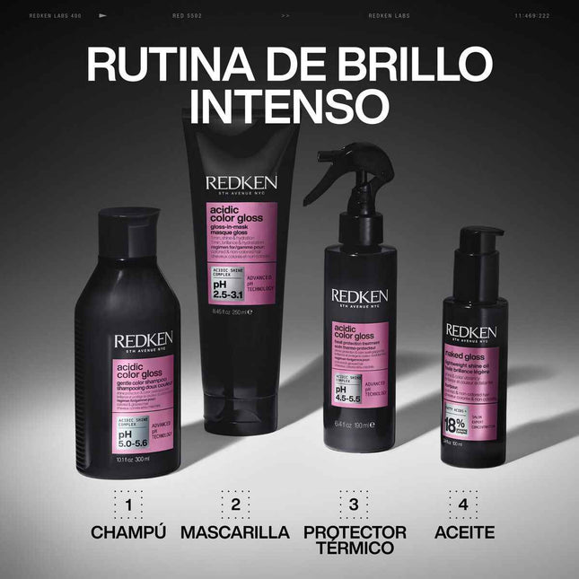 Redken Acidic Color Gloss Mascarilla Potencia El Brillo De Tu Color Unisex, 250 ml