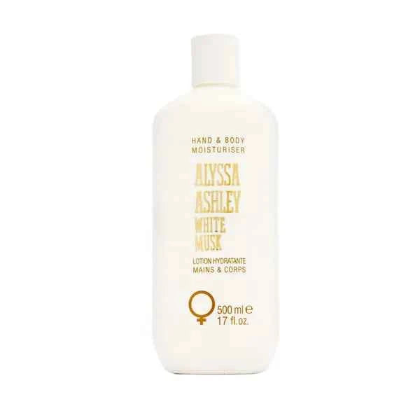Alyssa Ashley White Musk Hand & Body Moisturiser Unisex, 500 ml