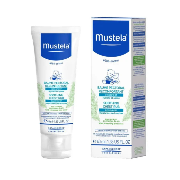 Mustela Soothing Chest Rub Unisex, 40 ml