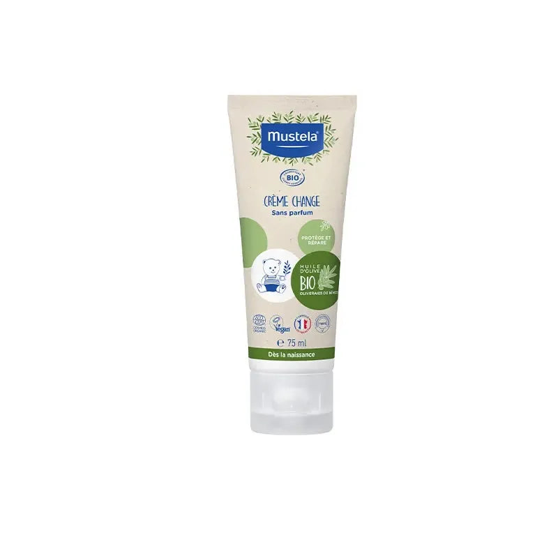 Mustela Organic Diaper – Cream Unisex, 75 ml