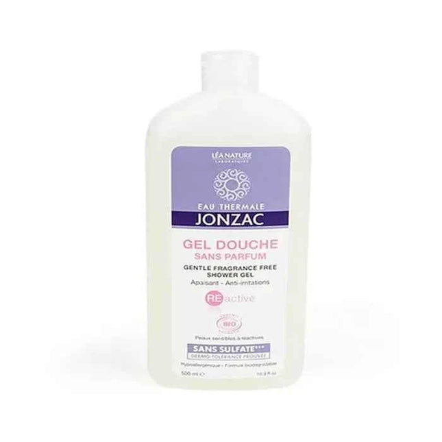 Jonzac Reactive Gentle Fragance-Free Shower – Gel Unisex, 500 ml