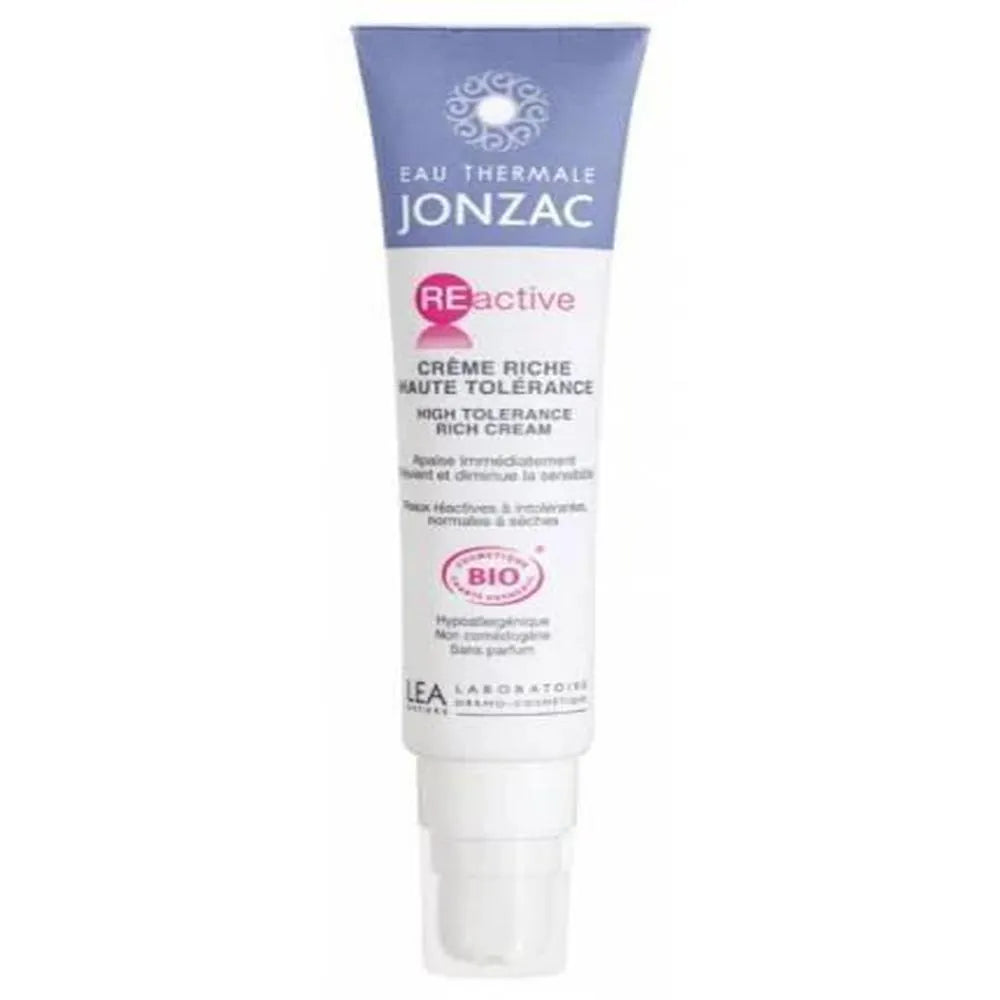 Jonzac Crema Rica Tolerancia React Unisex, 40 ml