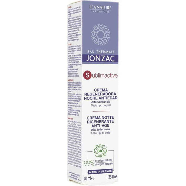 Jonzac Crema Noche Anti-Edad Unisex, 40 ml