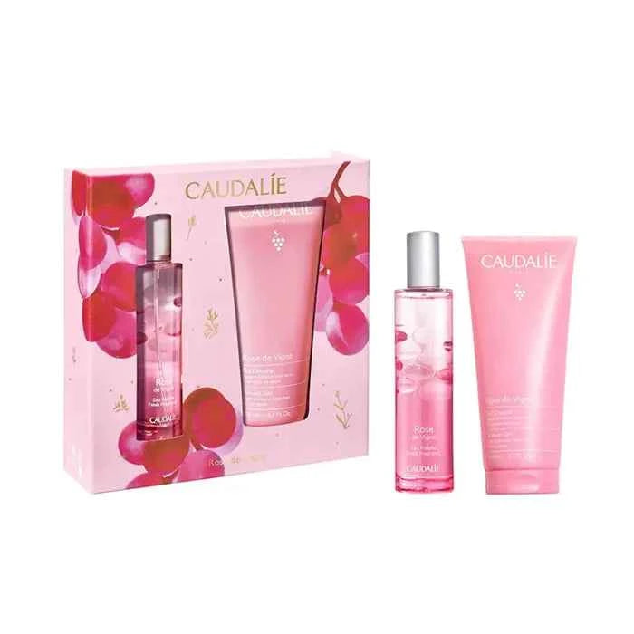 Caudalie Rose De Vigne Eau Fraîche Unisex – Spray 50 ml, Set 2 Pieces
