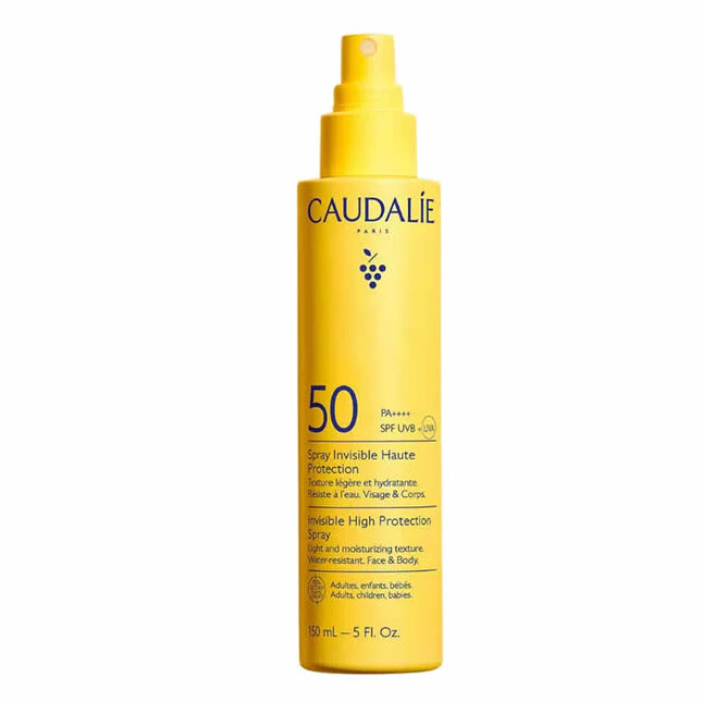 Caudalie Vinosun Protect Invisible High Protection – Spray Spf50+ Unisex, 150 ml