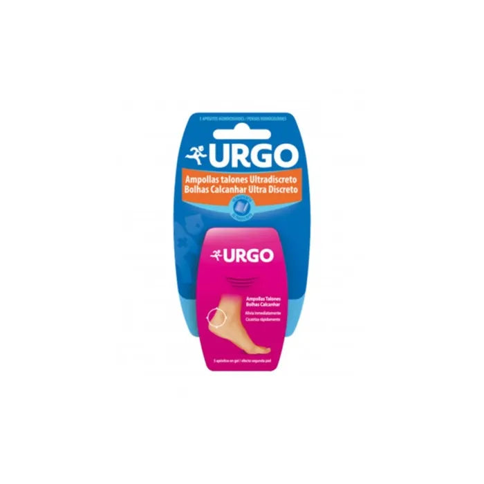 URGO Ultra Discreet Heel Blisters 5 Dressings Unisex