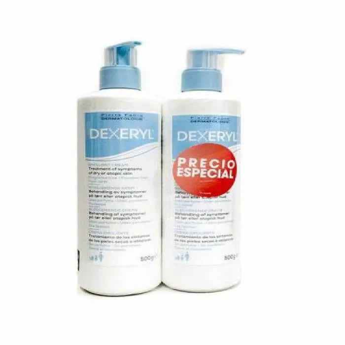 Ducray Dexeryl Emollient – Cream Dry Skin Unisex, 2x500 g