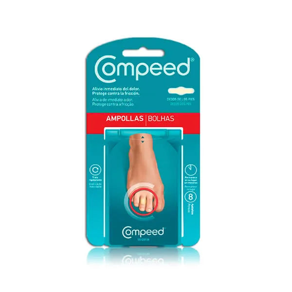 Compeed Blisters On Toes Plasters, 8 Units