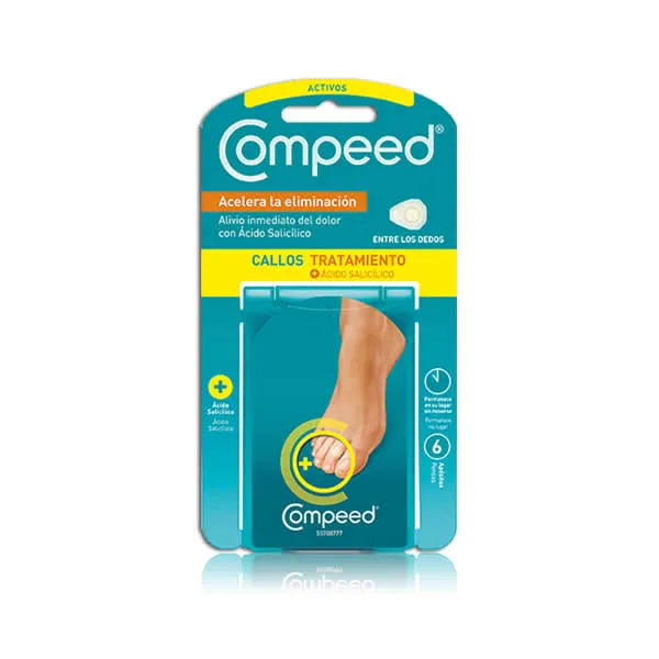 Compeed Callos Entre Dedos Cuidado Avanzado Unisex, 6 Units