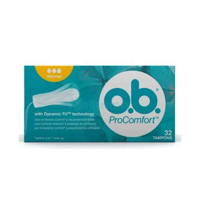 O.B. O.B Pro Comfort Normal Tampons, 32 Units