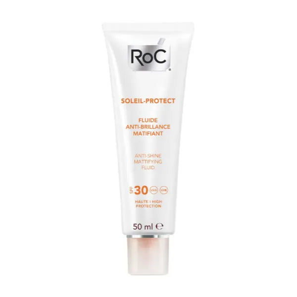 ROC Soleil Protect Anti Shine Mattifying Fluid Spf30 Unisex, 50 ml