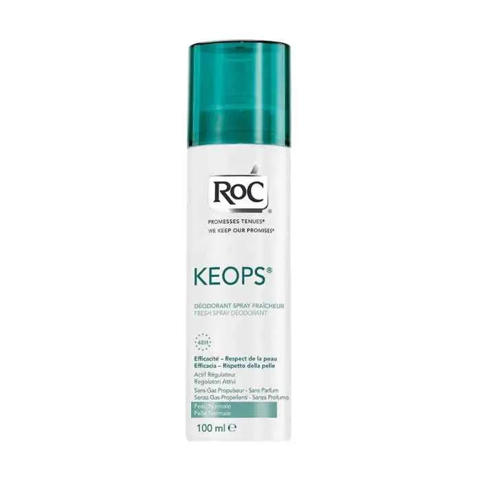 ROC Keops Fresh Spray Aerosol – Deodorant Normal Skin Unisex, 100 ml
