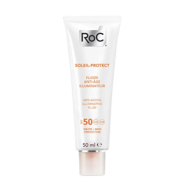ROC Soleil Protect Anti Ageing Illuminating Fluid Spf50 Unisex, 50 ml