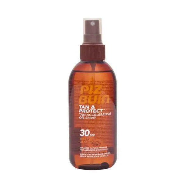 PIZ BUIN Tan And Protect Tan Accelerating Oil – Spray Spf30 Unisex, 150 ml