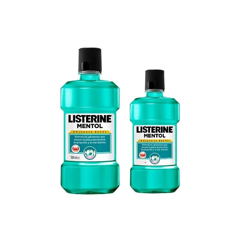 Listerine Mentol 500 ml+, 250 ml