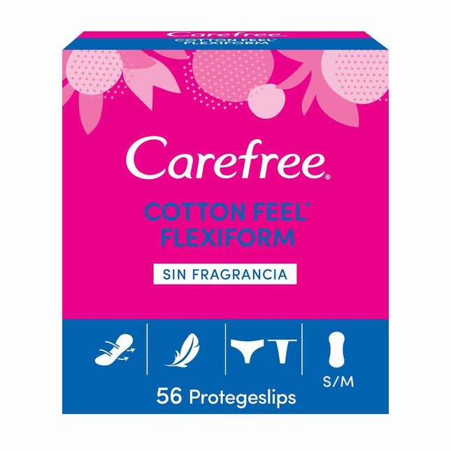Carefree Flexiform Protector Cotton Sin Fragancia 56 U