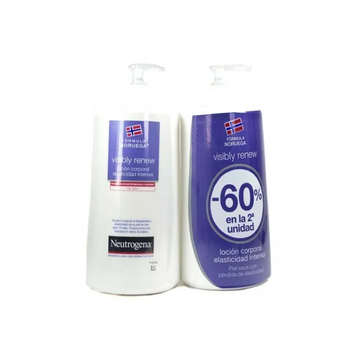 Neutrogena Visibly Renew – Lotion Intense Elasticity Body Lotion Unisex, 2 x 750 ml