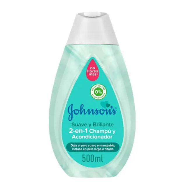 Johnson's Soft And Brilliant 2 In 1 – Shampoo And Conditioner, 500 ml