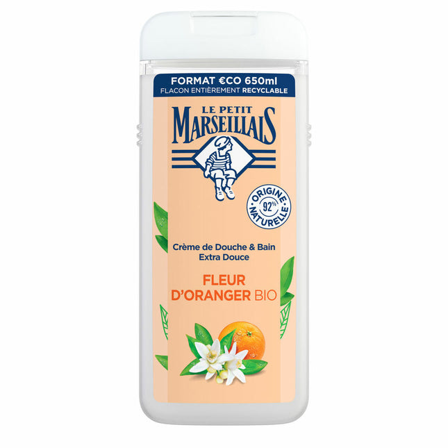 LE Petit Marseillais Gel Petit Marseillais Flor Azahar Bio Unisex, 650 ml