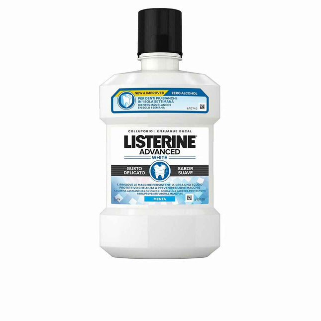 Listerine Blanqueador Avanzado Enjuague Bucal, 1000 ml