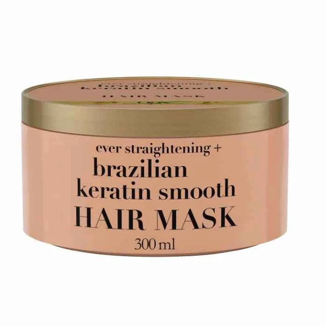 OGX Brazilian Keratin Smooth Hair Mask Unisex, 300 ml
