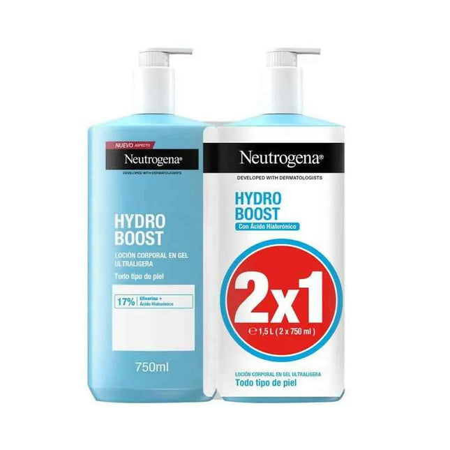 Neutrogena Hydro Boost Moisturizing Gel – Lotion Unisex, 2x750 ml