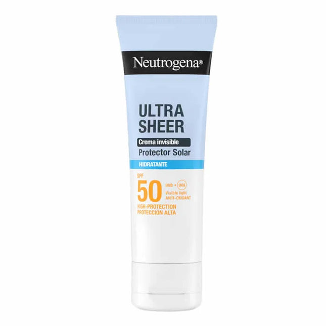 Neutrogena Ultra Sheer Invisible – Cream Sunscreen Moisturizing Spf50 Unisex, 50 ml