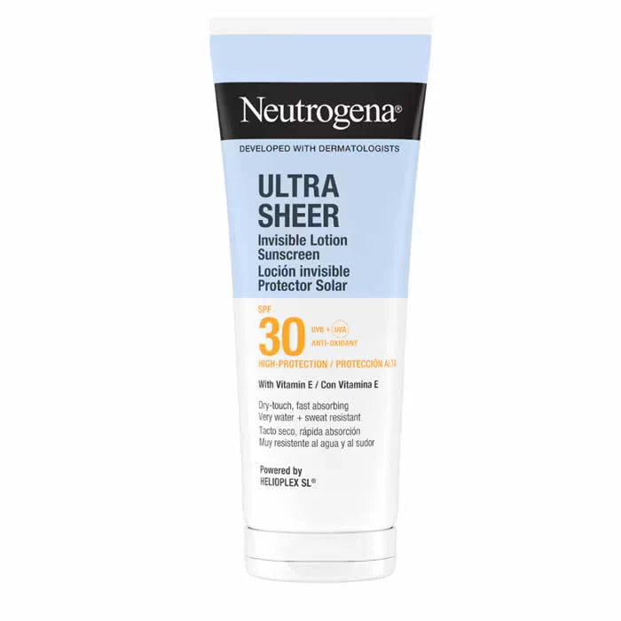 Neutrogena Ultra Sheer Loción Invisible – Lotion Suscreen Spf30 Unisex, 200 ml