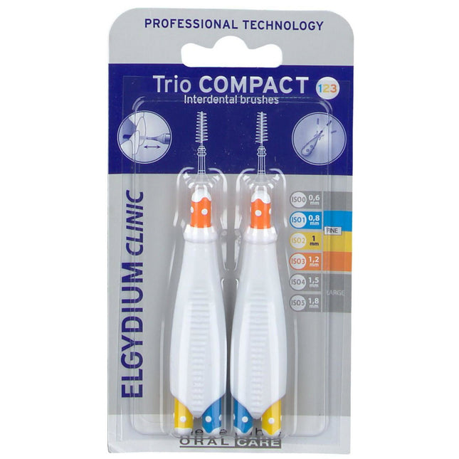 Elgydium Set Duo Elgydium – Interdental Brush Unisex, Multi-Color, 2 pcs