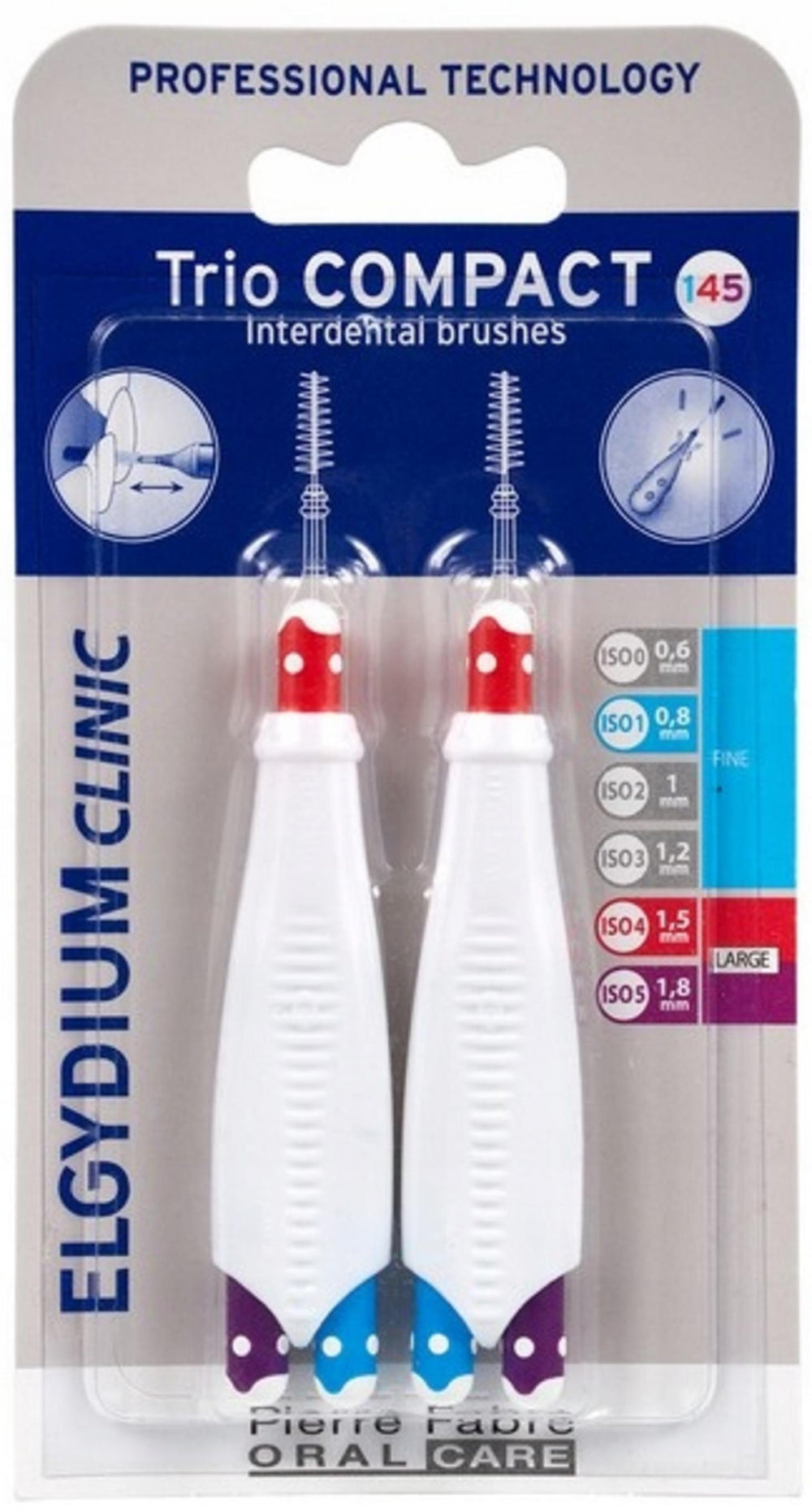 Elgydium Set Duo Elgydium – Interdental Brush Unisex, Dual-colored, 2 pcs