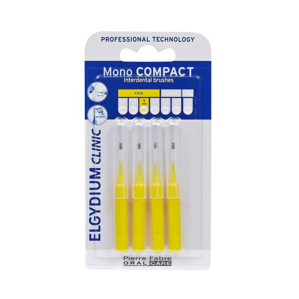 Elgydium Interdental Brush Unisex, Yellow, 4 pcs