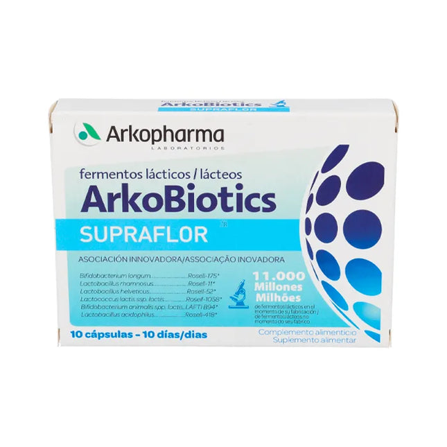 Arkopharma Arkobiotics Supraflor, 10 capsules
