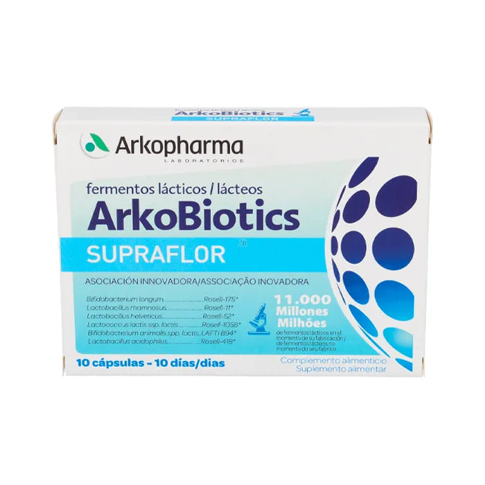 Arkopharma Arkobiotics Supraflor, 10 capsules