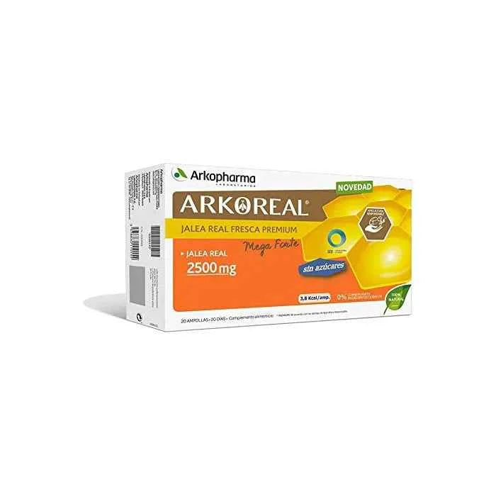 Arkopharma Arkoharma Arkoreal Royal Jelly 2500mg Bio 20 Ampoules