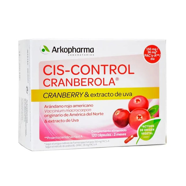 Arkopharma Ciscontrol Cranberola, 120 capsules