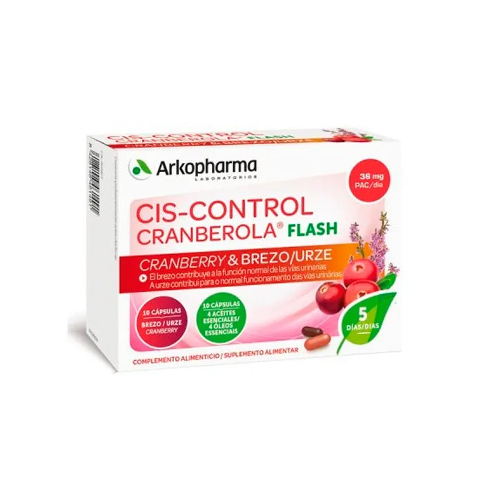 Arkopharma Cis-Control Cranberola Flash, 20 capsules