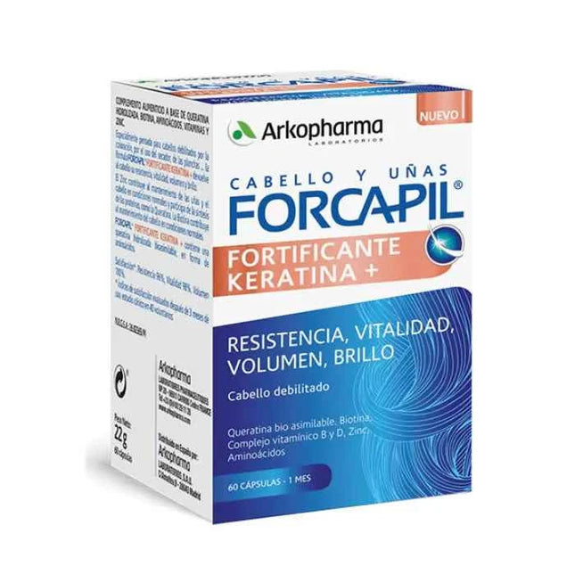 Arkopharma Forcapil Fortifying + Keratin Unisex, 60 capsules