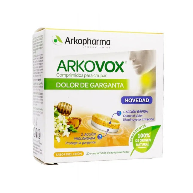 Arkopharma Arkovox Throat, 20 tablets