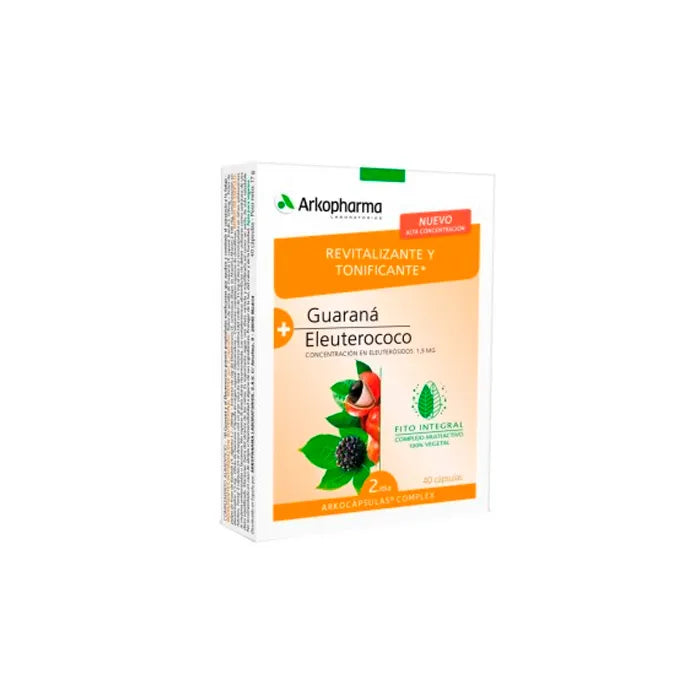 Arkopharma Guarana & Eleutherococcus, 40 capsules
