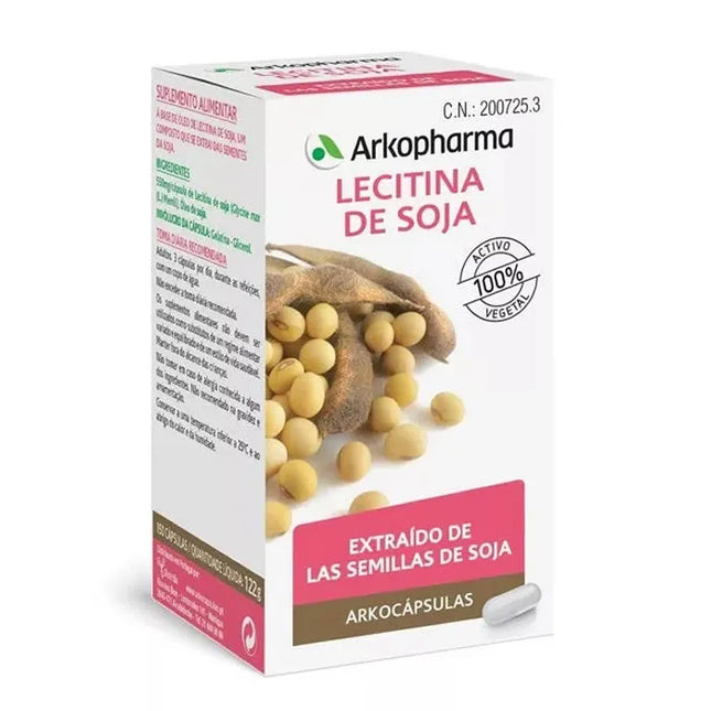 Arkopharma Lecitina Soja Arkocapsulas, 150 capsules