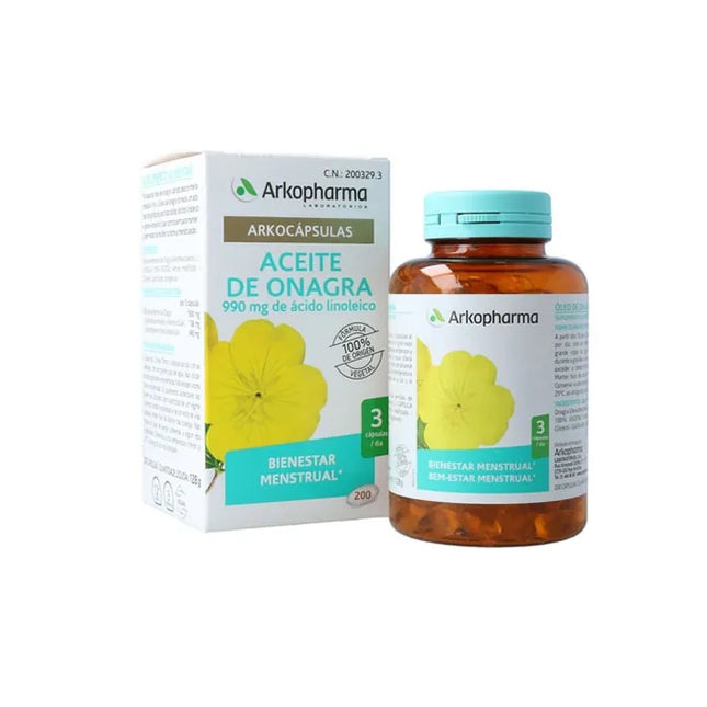 Arkopharma Arkocapsules Onagra Oil, 200 capsules