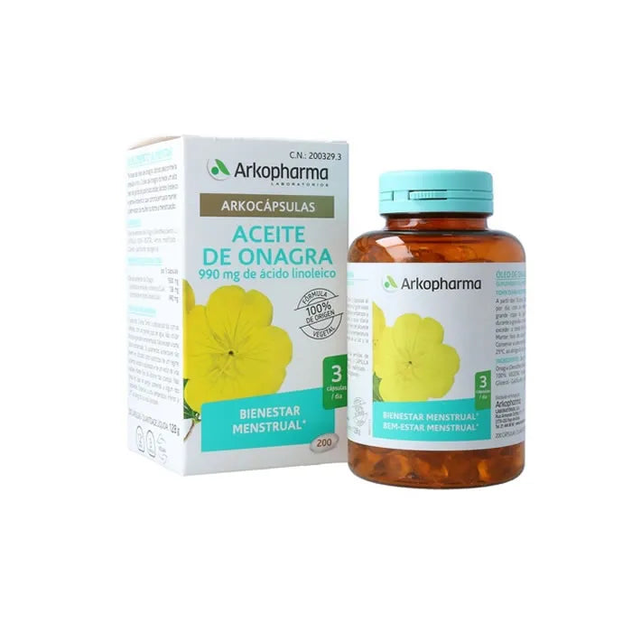 Arkopharma Arkocapsules Onagra Oil, 200 capsules