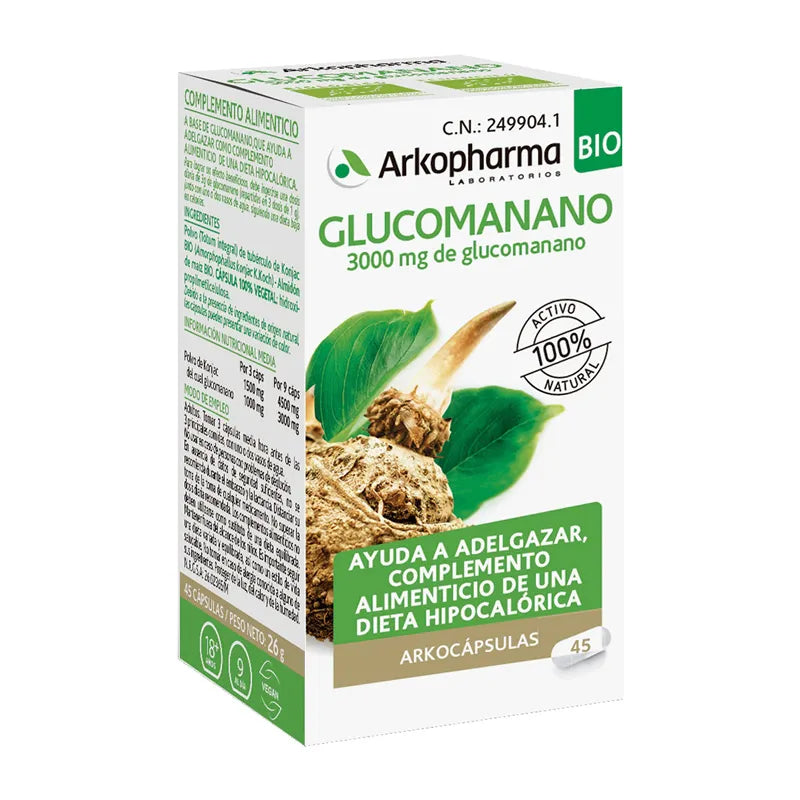 Arkopharma Glucomannan Bio, 45 capsules
