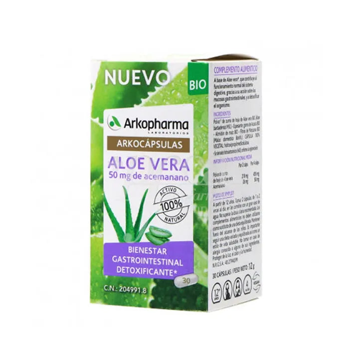 Arkopharma Arkocapsulas Aloe Vera Bio, 30 capsules