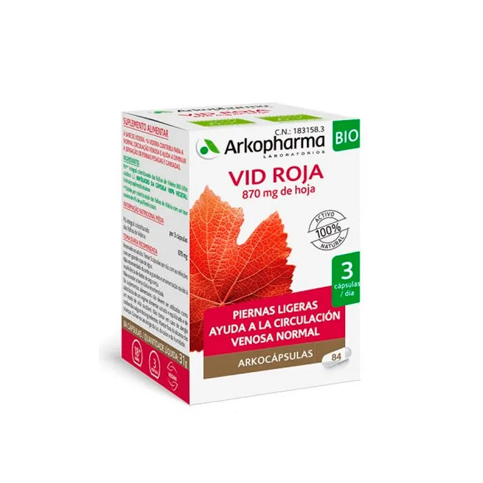 Arkopharma Red Vine, 84 capsules