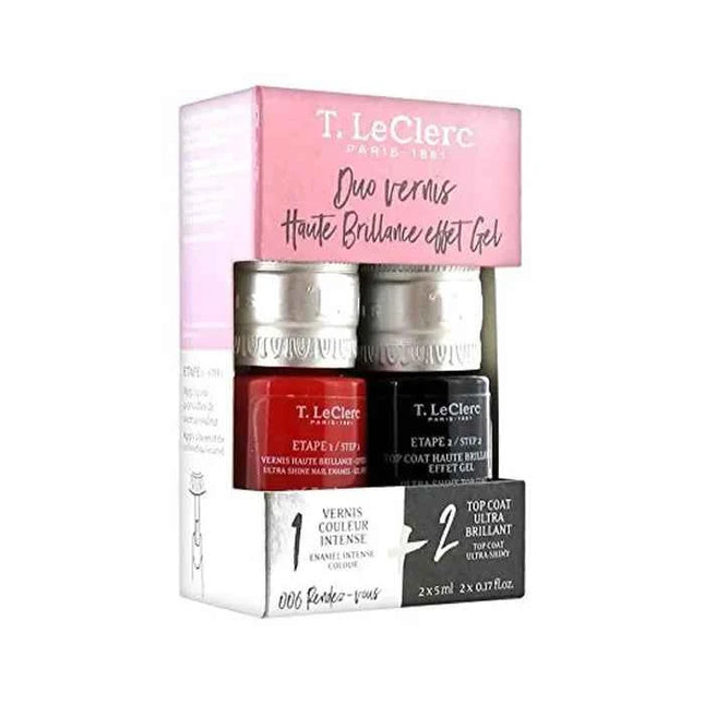 T.leclerc Haute Brillance Effet – Gel Unisex, Set 2 Pieces
